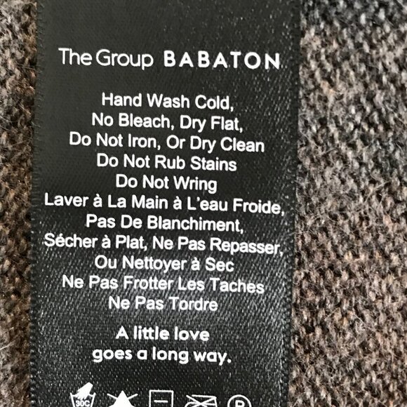 Aritzia The Group Babaton Grey Very Soft Cardigan Size S - Picture 6 of 7